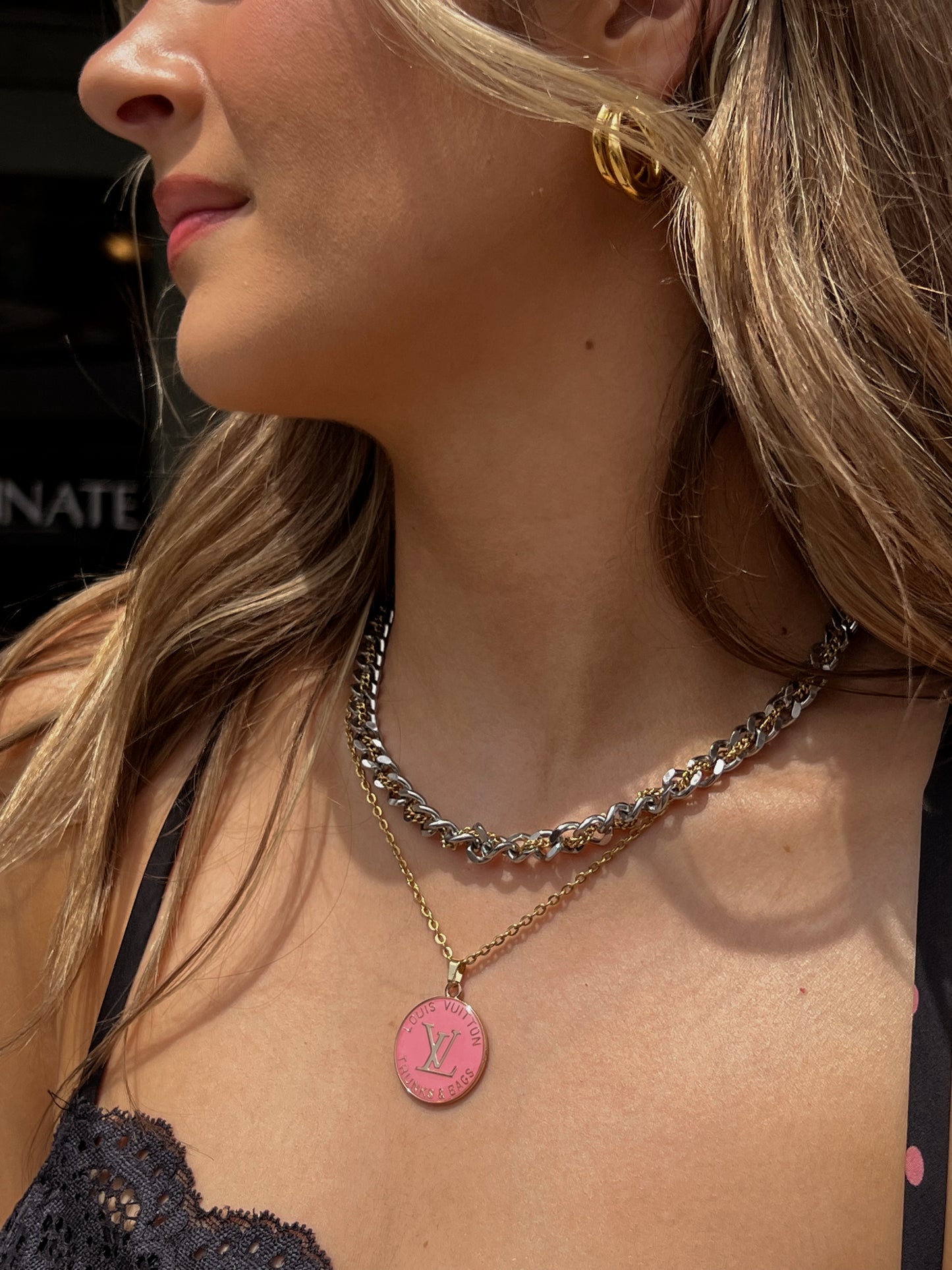 Pink Trunk Pendant