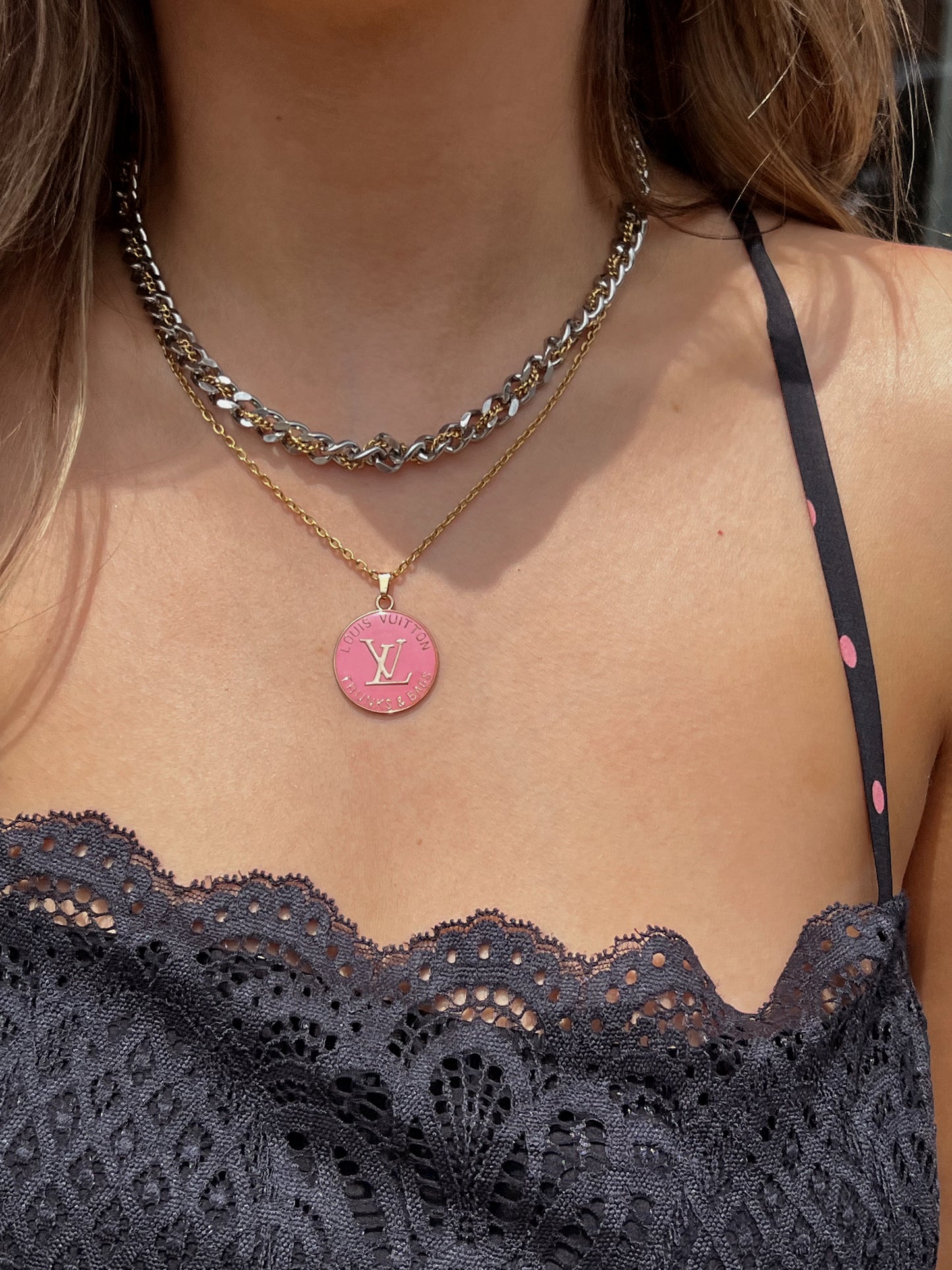 Pink Trunk Pendant