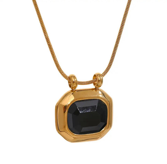 Kaia Black Diamond Pendant